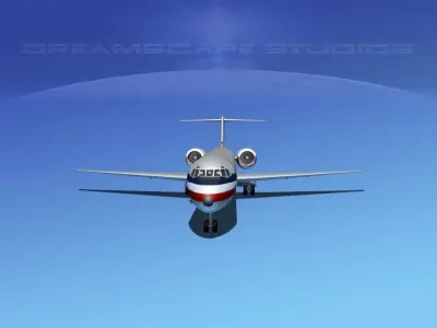 Douglas MD-80 Trans World Airways 2 3D model