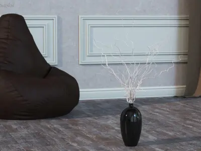 Flowers in Vases Collection 8 3D model