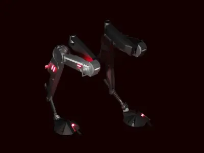 Imperial walker - blender Free low-poly 3D model