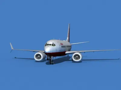 Boeing 737 MAX 7 Adriana 3D model