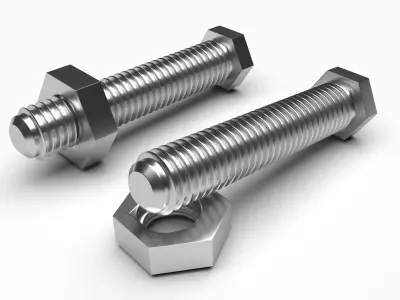 Bolts and Nuts 3D model