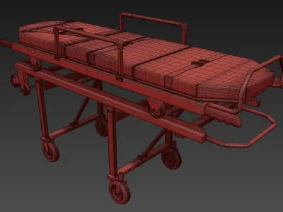 Ambulatory Stretcher 3D model