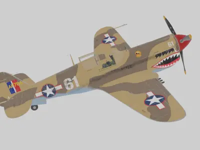 Desert Fully Rigged 3D Environment Game Animation Ready 3D model