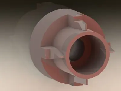 32187 Lego Technic Driving Ring Extension Free 3D model