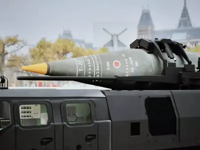 Scud B with Maz-543 Low-poly 3D model