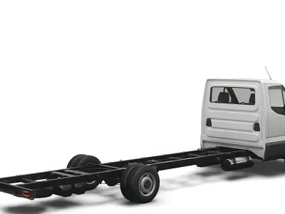 Iveco Daily Single Cab L7 Chassis 2022 3D model