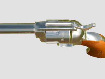 Colt Single Action Army Low-poly 3D model