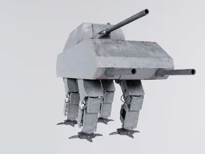 Robot Tank Mouse 3D model
