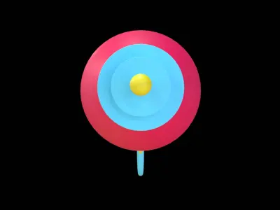 Toy Ray Gun - Stylized Low-Poly 3D Model Low-poly 3D model