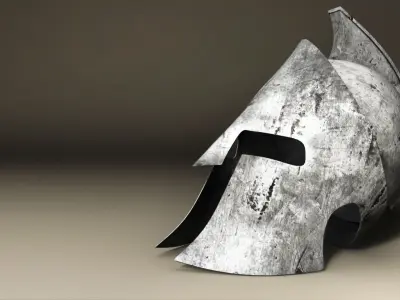 Spartan and Roman Helmet 3D model