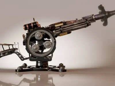 TKs Redeemer Steam Gun 3D model