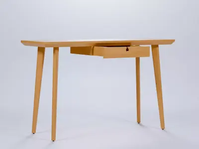 Ikea Lisabo wooden table desk Free 3D model