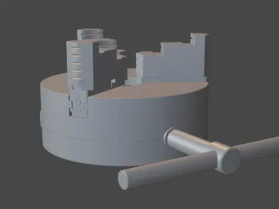 Three jaw chuck Free 3D print model
