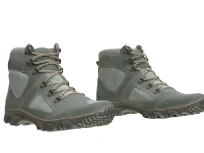 Boots 201 - All MH Bodies - UE5 Skeletons - Rigged Low-poly 3D model