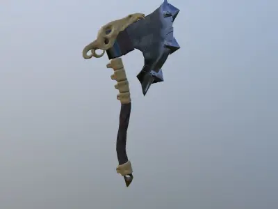 Goat Axe Low-poly 3D model