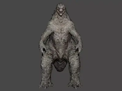 Godzilla Low-poly 3D model
