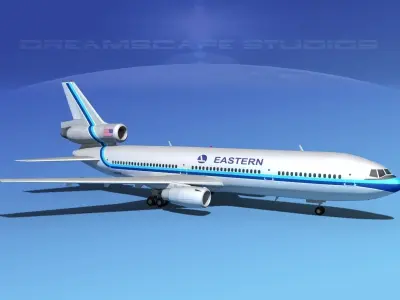 Douglas DC-10 Eastern Airlines 3D model