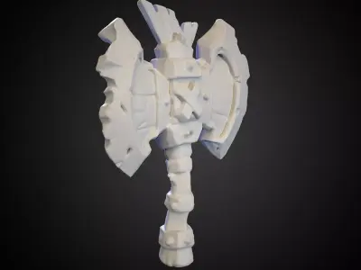 Stylized Axe 16 3D model