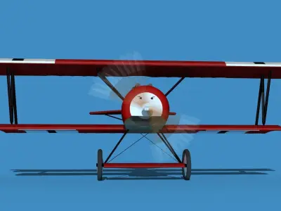 Fokker D-VI V12 3D model