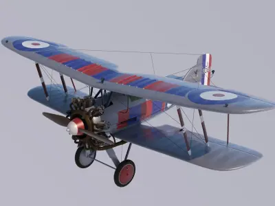 Gloster Gamecock Free 3D model