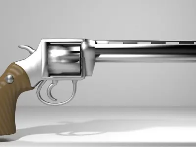 Revolver - Handgun Type 2 3D model