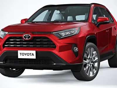 2019 Toyota RAV4 3D model
