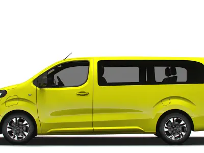 Opel Zafira Life Electric Large 2024 3D model