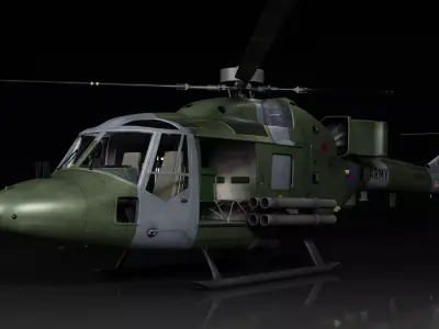 Westland Lynx AH7 3D model