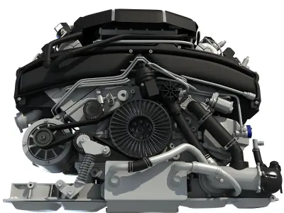 Audi Engine 3D model