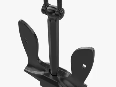 Anchor metal 3D model