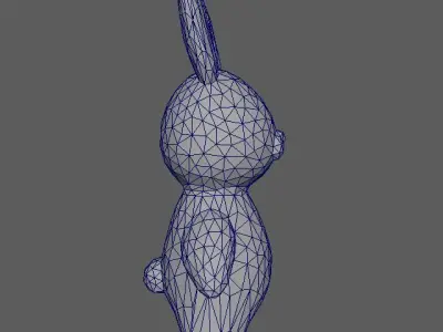 Bunny Low-poly 3D model
