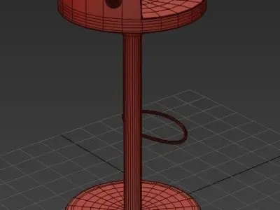Bar Stool Free 3D model 5