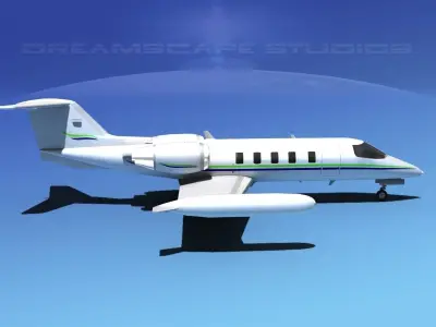 Gates Bombardier Learjet 35 V11 3D model