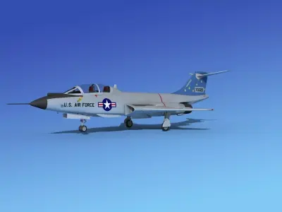 McDonnell F-101B Voodoo V02 3D model