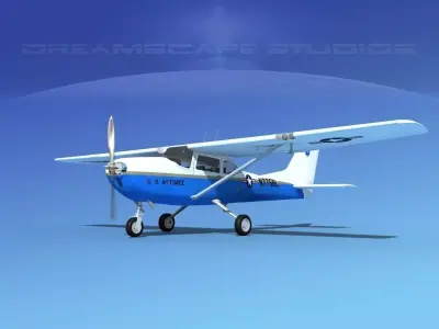 Cessna T-41 Mescalero USAF 4 3D model