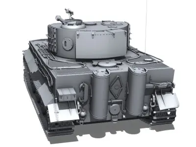 Tiger - Late Production 3D model