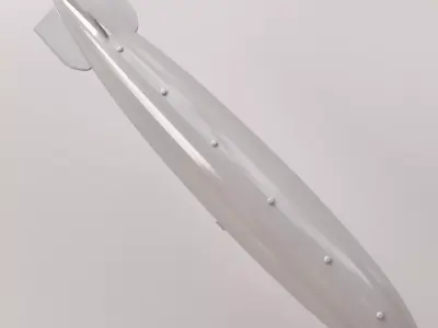 Airship zeppelin 3D model