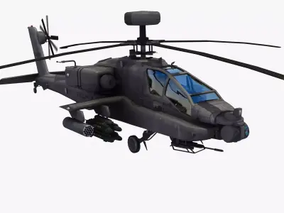 AH-64D Apache Longbow 3D model