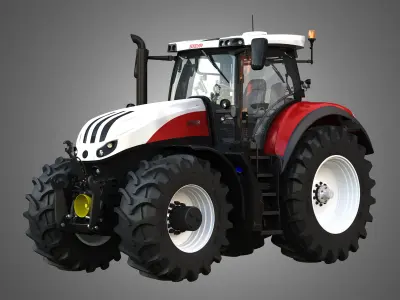 Tractors 4 in 1 3D model