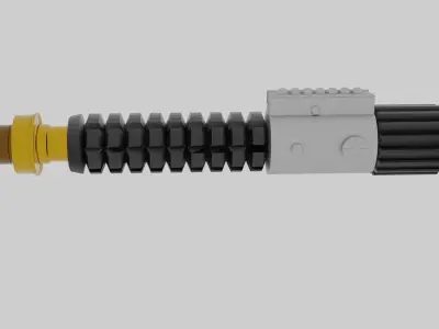 Obi-Wan Wenobi lightsaber 3D model Free 3D model