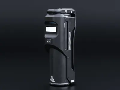 Sci-fi grenade concept Low-poly 3D model