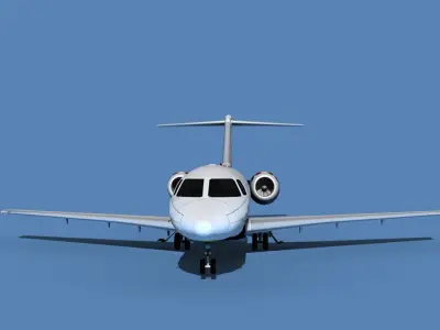 Hawker Siddley 4000 V09 3D model