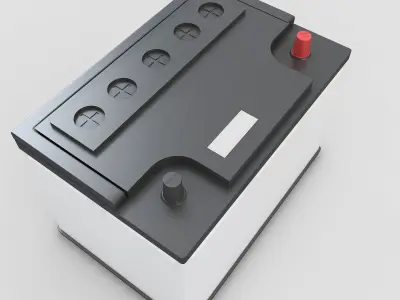 Car Battery 3D model