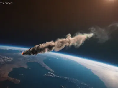 Meteor Trail VDB For Blender 3D model