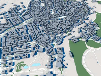 Caceres City Spain 3D model