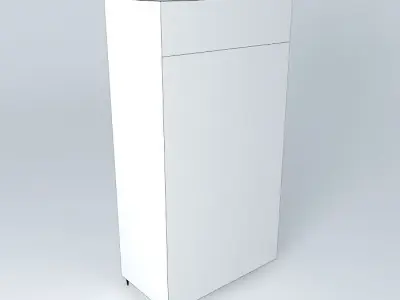 Kit228 Commercial Refrigerator 4 Doors By Alex Marques Free 3D model