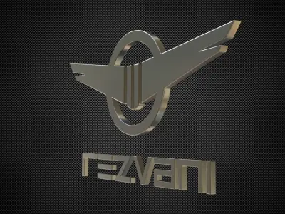 rezvani logo 3D model