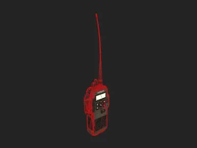 Radio Pack 1 Low-poly 3D model