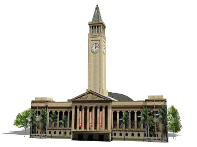Brisbane City Hall 3D model