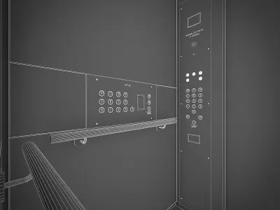 OTIS Elevators Collection - 12 Pack Low-poly 3D model